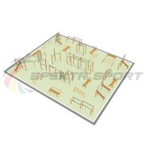 Купить Парковая площадка для Воркаут и WRK 6_76mm в Алзамае 