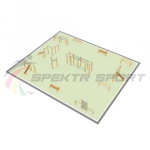 Купить Парковая площадка для Воркаут и WRK 2_76mm в Алзамае 
