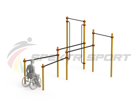 Купить Спортивный комплекс для инвалидов-колясочников WRK-D19_76mm в Алзамае 