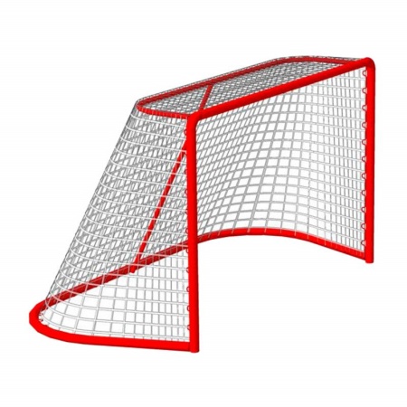 Купить Сетка хоккейная на ворота 1,22мх1,83мх0,5мх1,15м, нить 2,2 мм, безузловая в Алзамае 