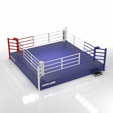 Купить Ринг боксерский Totalbox на помосте 0,5 м, 6х6м, 5х5м в Алзамае 