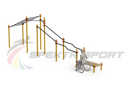 Купить Спортивный комплекс для инвалидов-колясочников WRK-D22_76mm в Алзамае 
