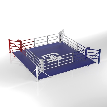 Купить Ринг боксерский напольный Totalbox на упорах 4х4м в Алзамае 